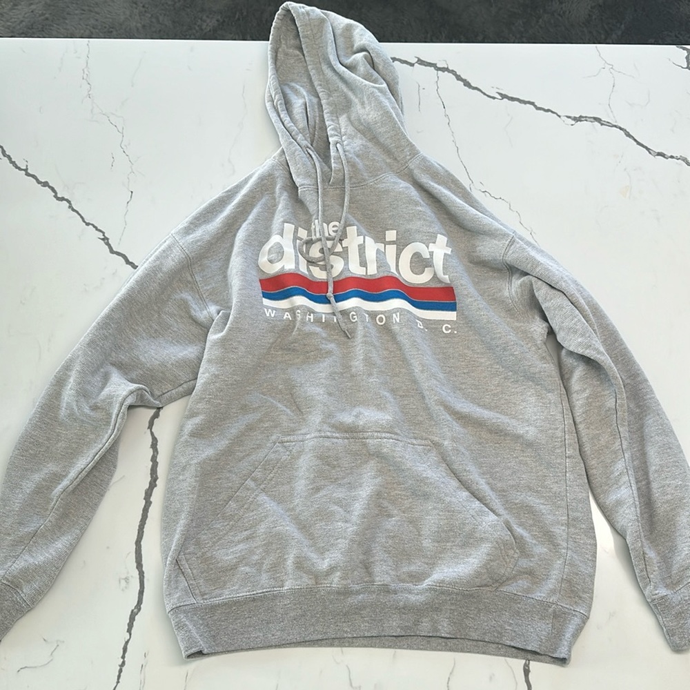 I am selling a grey Washington DC sweatshirt